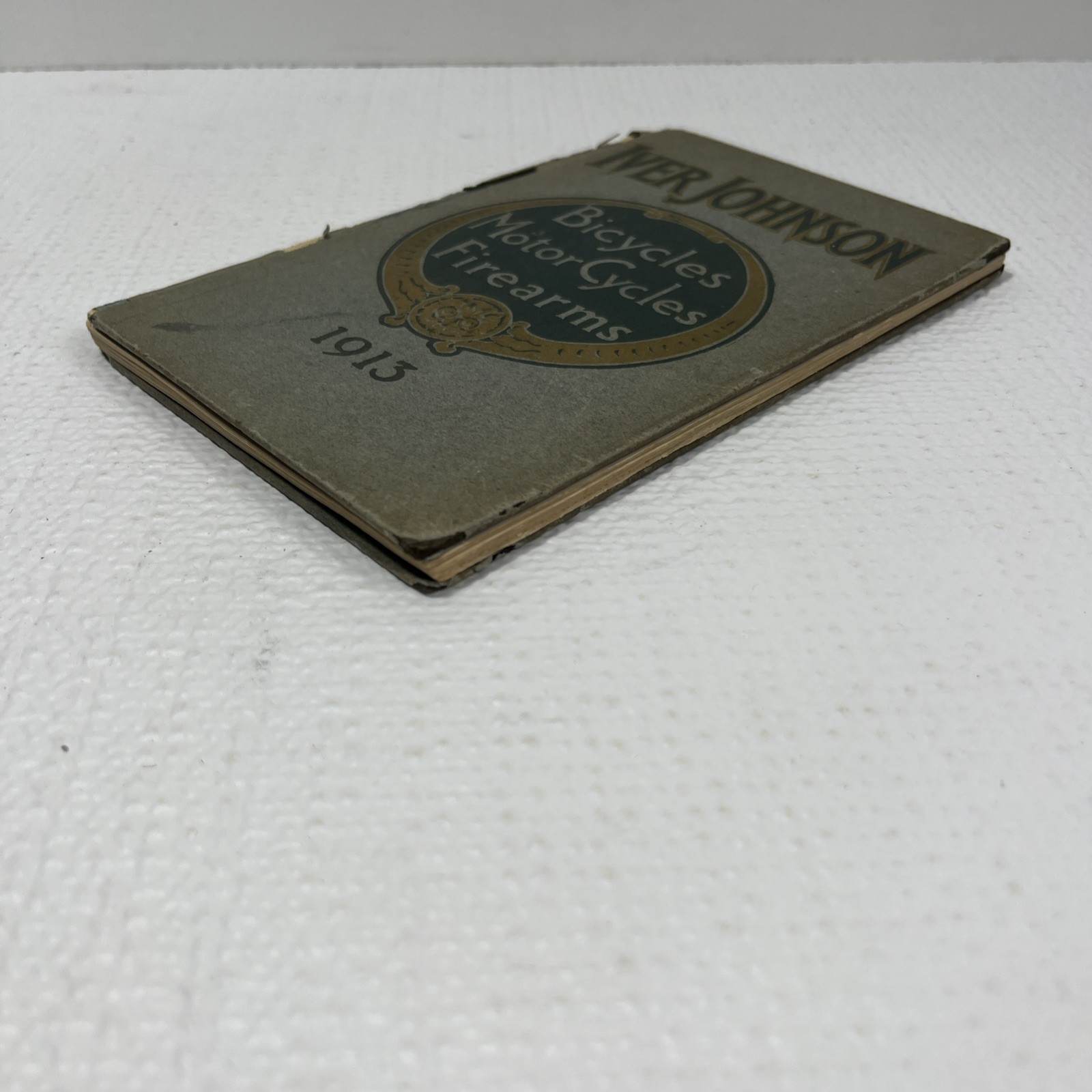 1913 Iver Johnson Original Paper Catalog for Bicycles, Motorcycles