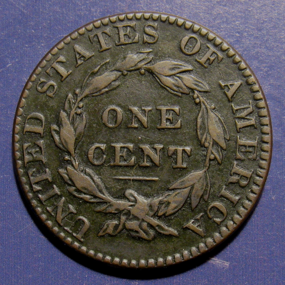 1822 CORONET LARGE CENT, N-11, VF ~ CHOICE ORIGINAL EXAMPLE WITH BOLD FEATURES