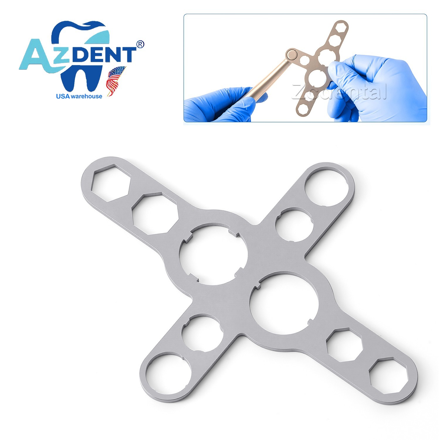 Dental High speed Handpiece Turbine Remove Back Cover Wrench fit Torque Head