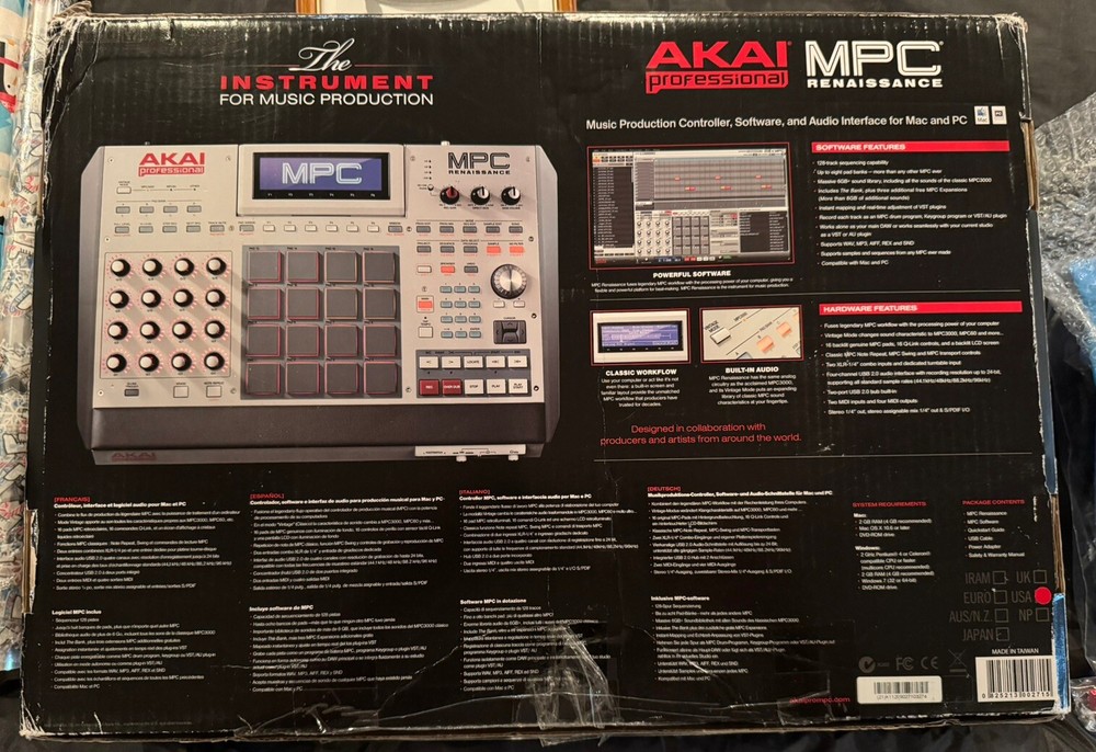 AKAI MPC Renaissance Standalone Sampler & Sequencer