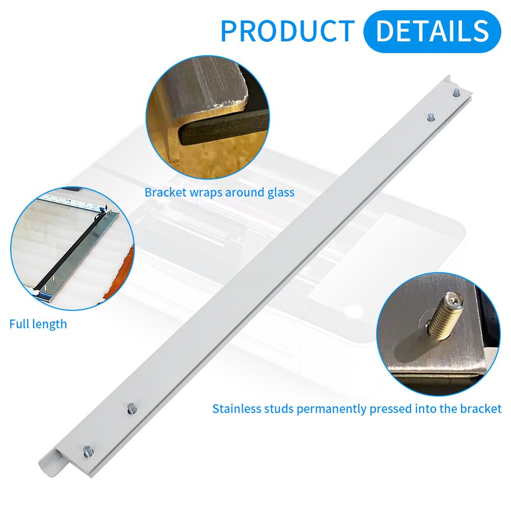 For GLOWFORGE Standard, Basic, Pro models LID Hinge Repair Bracket Aluminum ﻿US