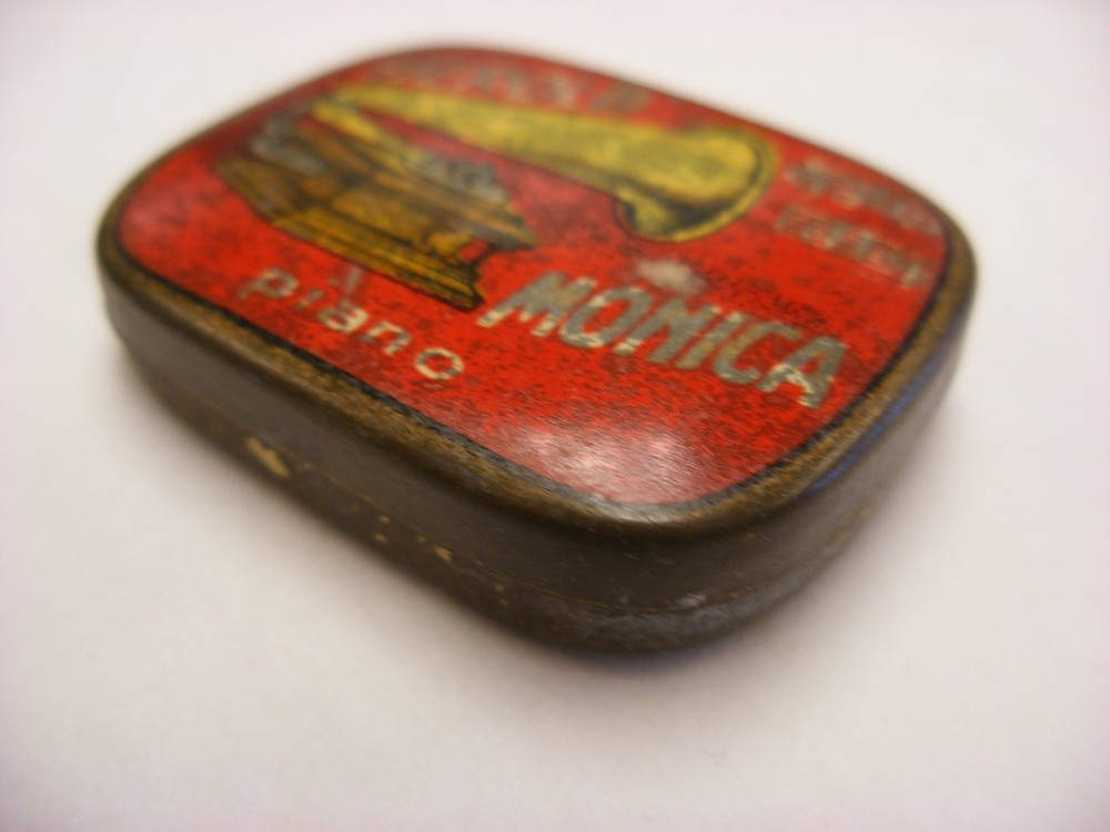 Phonograph Gramophone Needle Tin - Monica Empty