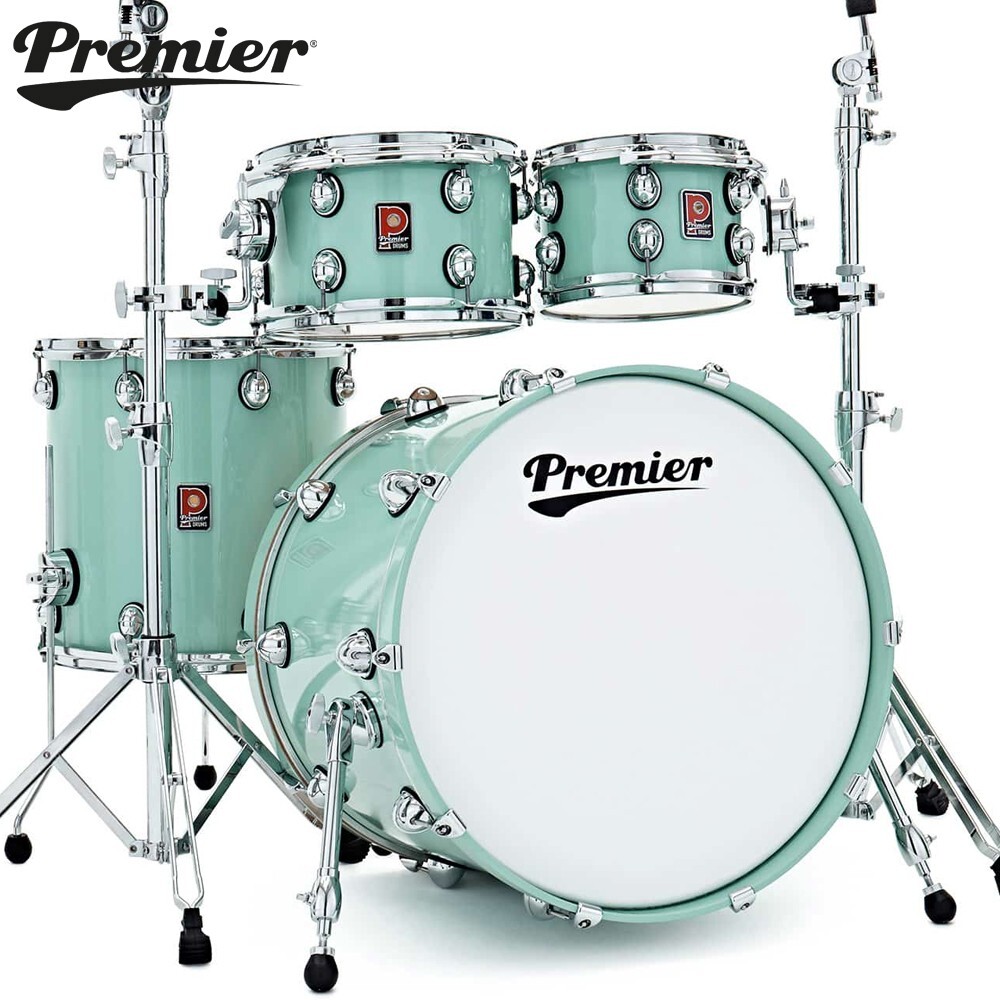 Premier Genista Maple 4PC 22" Pistachio Drum Shell Pack PGM22-4SPPIS