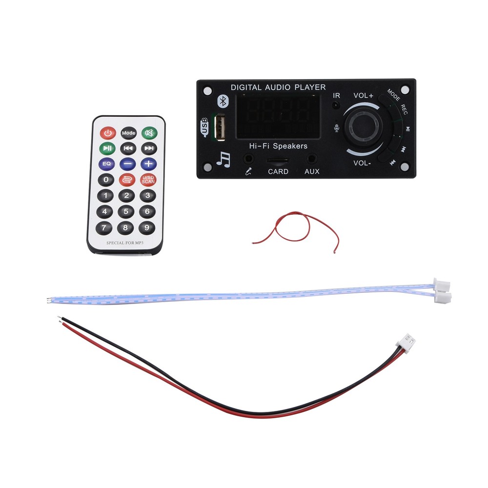 Bluetooth MP3 Decoder Board 2*50W Amplifier Audio Player Car FM Radio Module