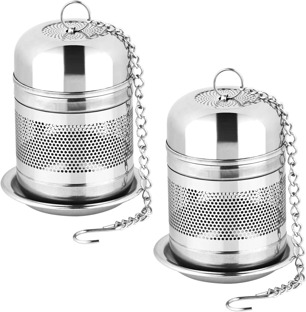 2PCS Tea Infuser Strainer - Stainless Steel Strainers for Loose Leaf Tea, Steepe