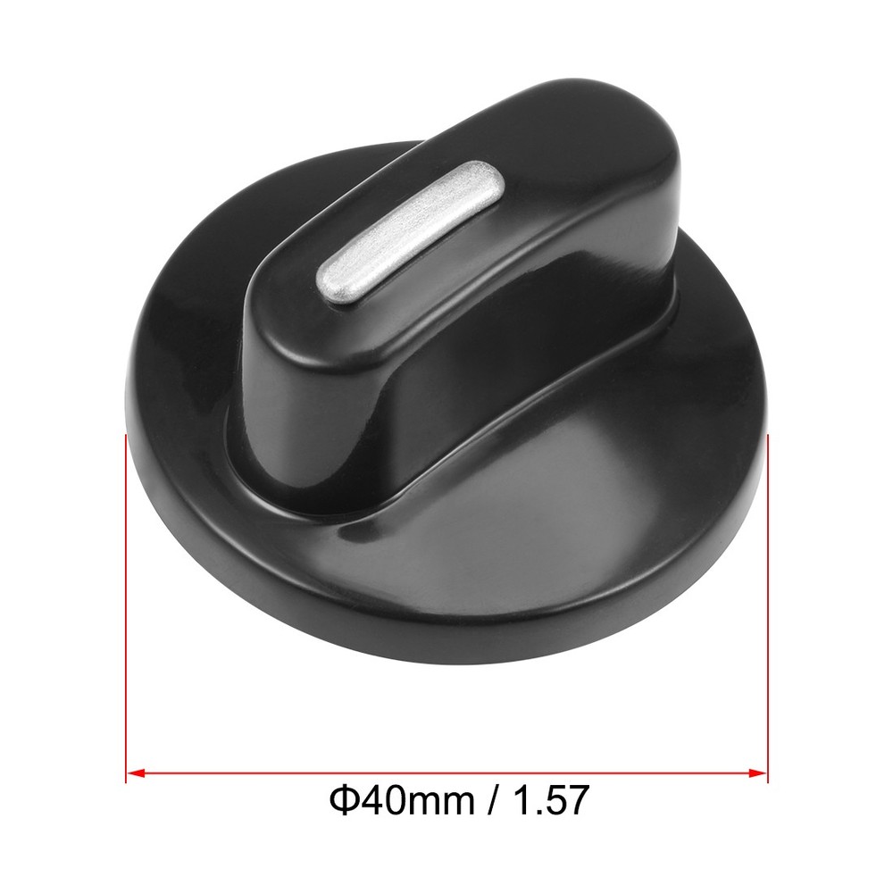 3Pcs Timer Knobs Range Replacement Knobs Time Control Knob Round Half Shaft