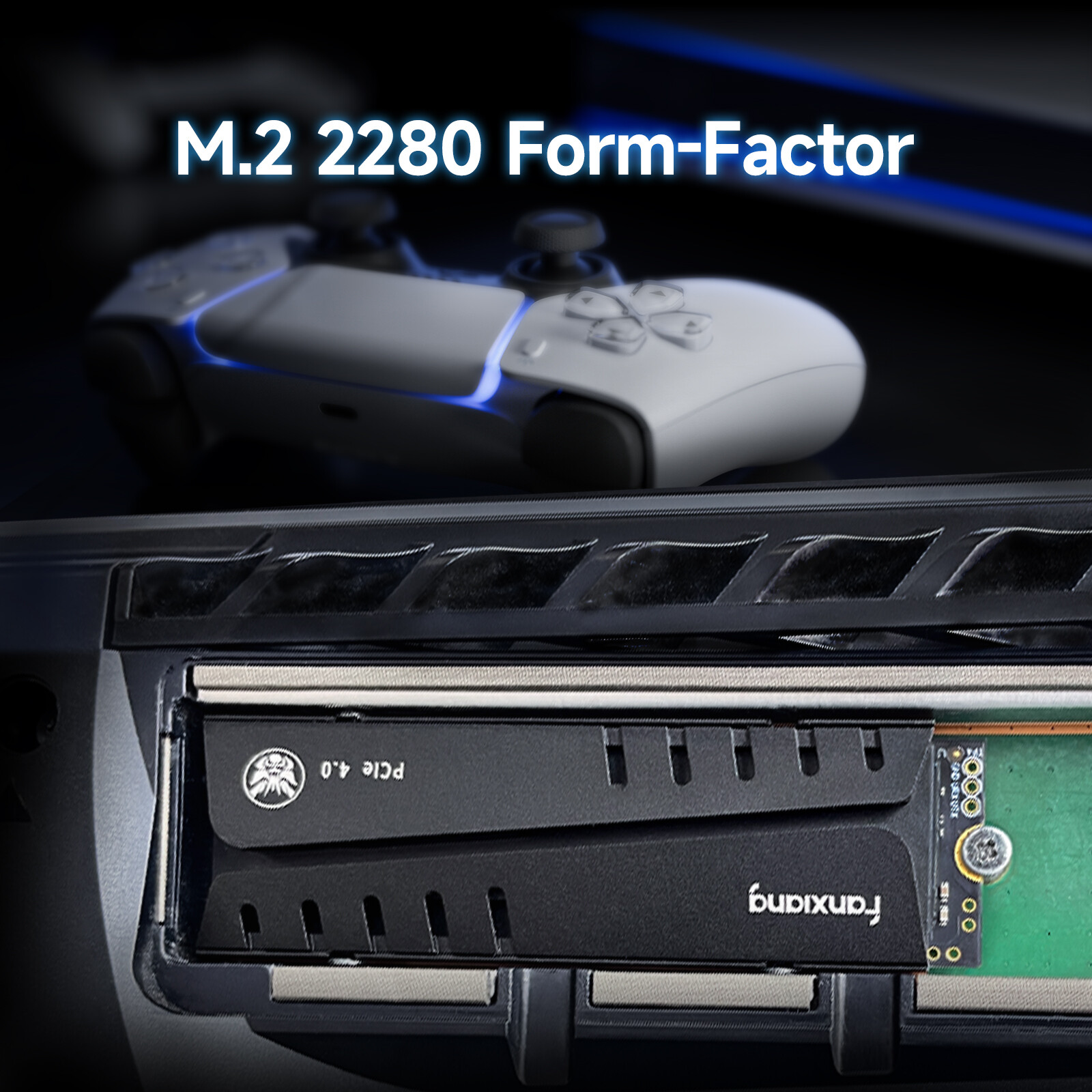 Fanxiang 4TB 2TB 1TB SSD Gen 4 x4 NVMe Heatsink PS5 Internal Solid State Drives