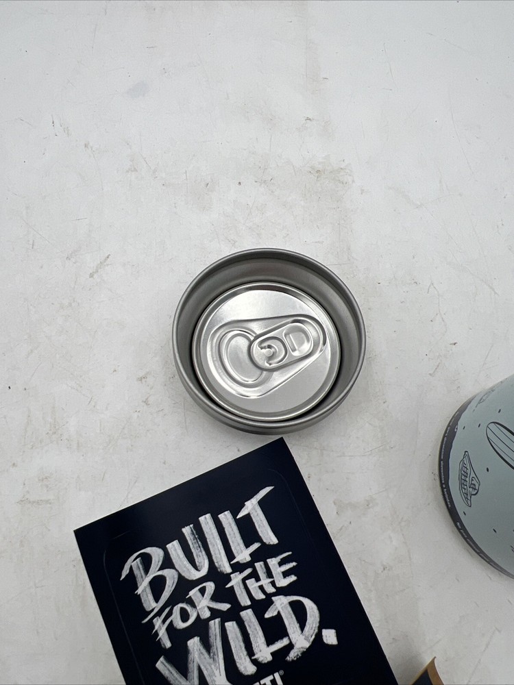 Yeti Blue Short Empty Stash Beer Can False Top Hide A Key 