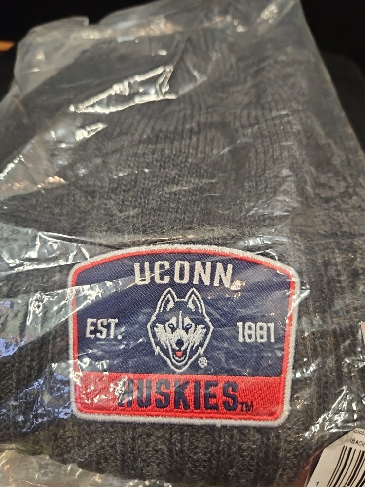 UConn Huskies Winter Hat Grey by Zephyr