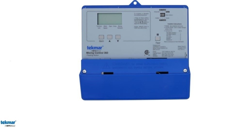 TEKMAR 360 Mixing Control Floating Action Includes Outdoor Sensor & 2 Sensors