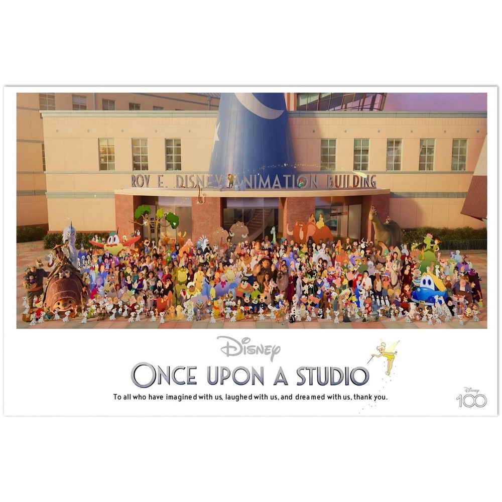 Disney Once Upon A Studio 100th Anniversary Celebration Poster