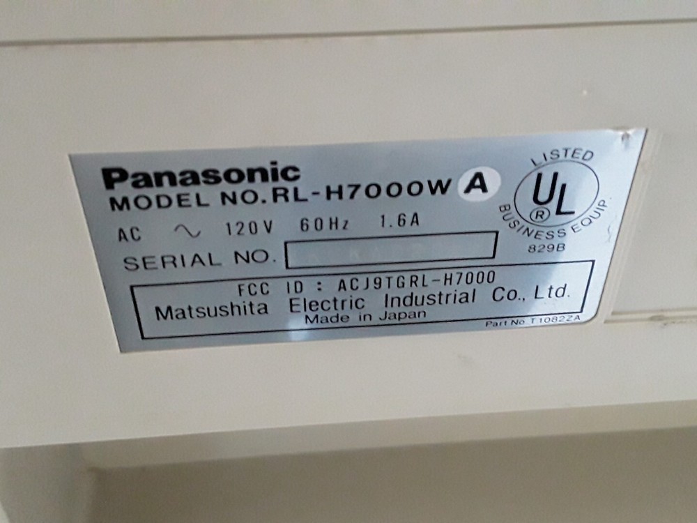 * WORKING 1982 Panasonic Sr. Partner RL-H7000W Portable IBM-PC Compatible System