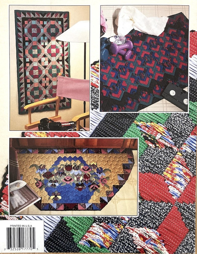 Plastic Canvas Rag Rug Quilts Pattern by Annie’s Attic 1994