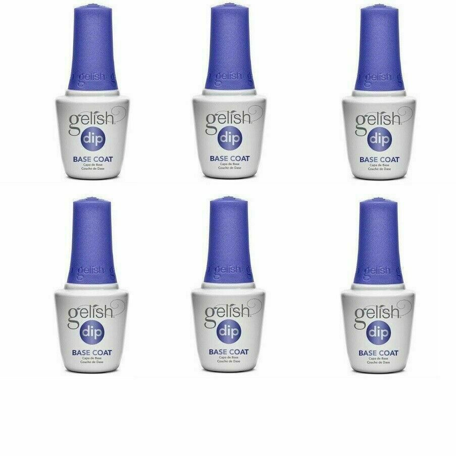 Harmony GELISH DIP Essentials Step #2 - BASE COAT 0.5oz -6 Pcs