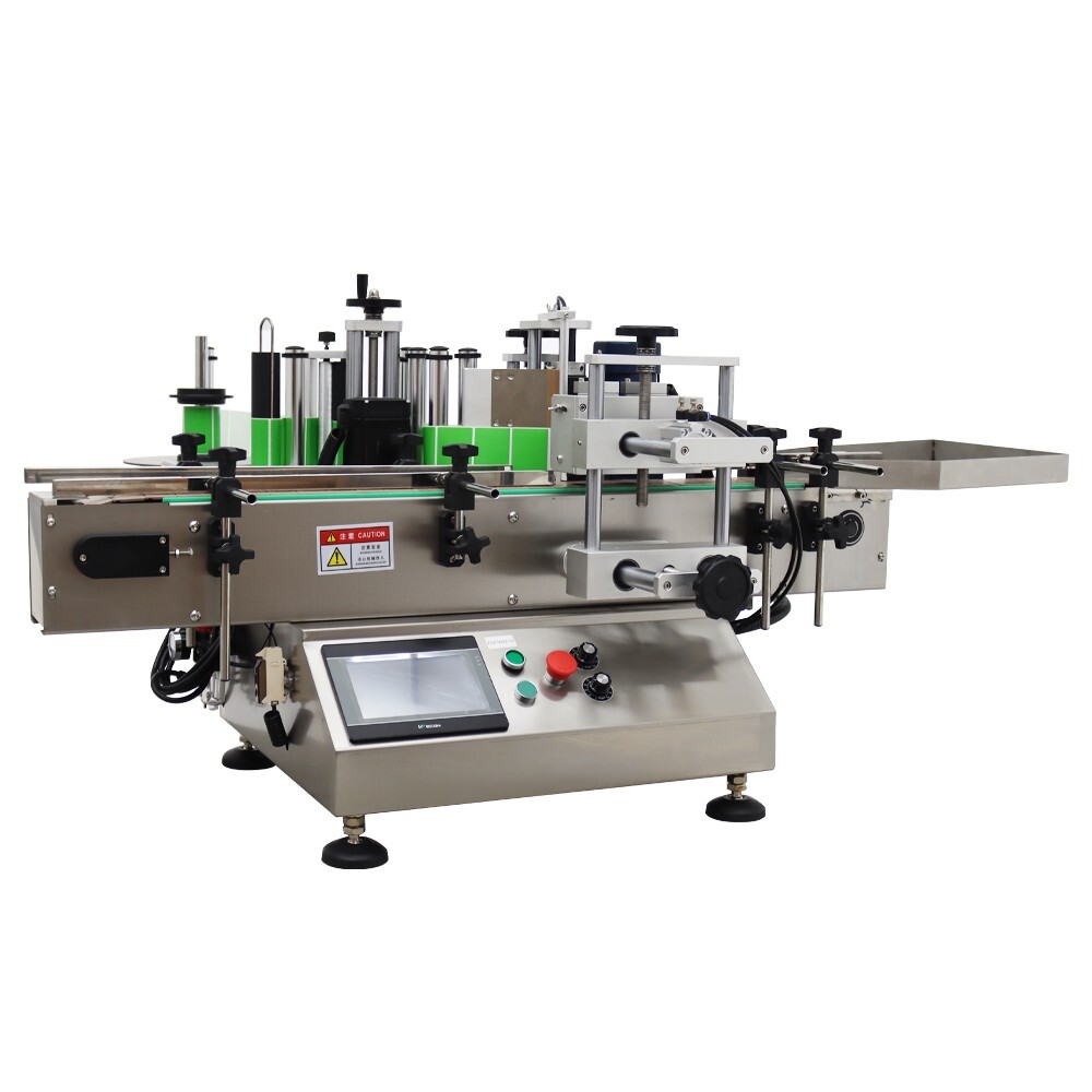 LT-150 Automatic Desktop Conveyor Round Bottle High Speed Labeling Machine 110V