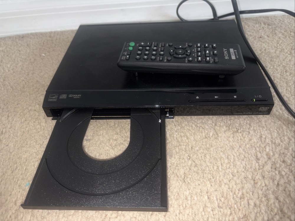 Sony DVP-SR210P DVD Player With Remote Control Tested Works