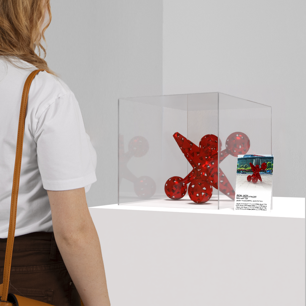 14" Square Clear Acrylic Retail Display Box or Storage Bin