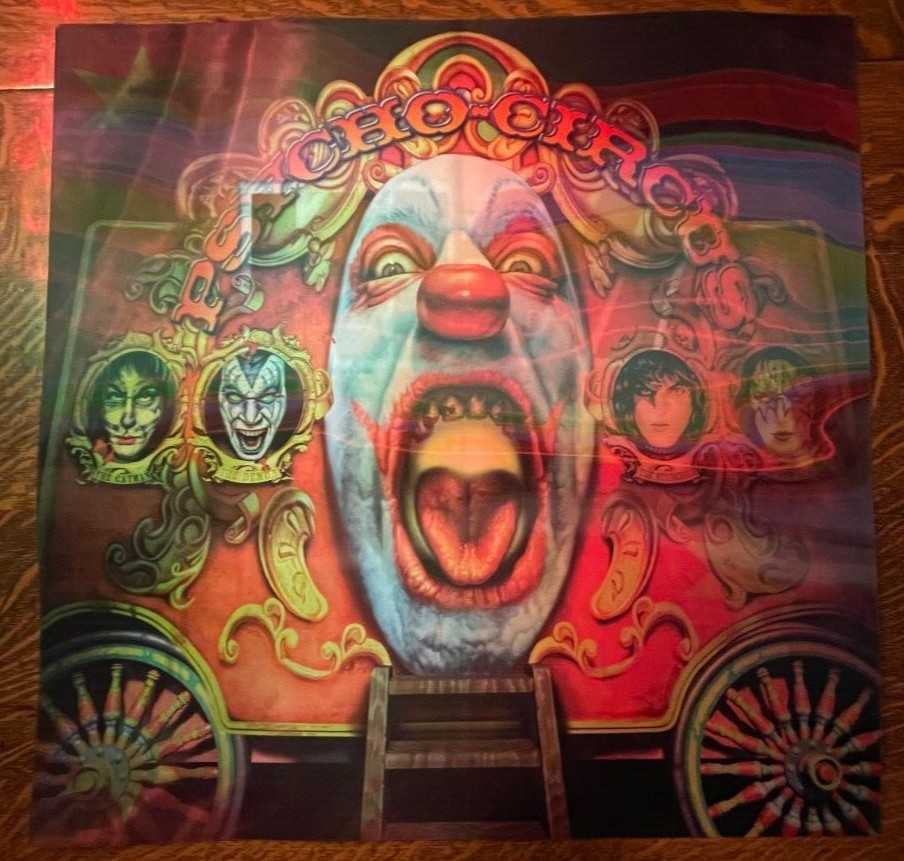 24 X 24" 3D LENTICULAR POSTER~ KISS~ PSYCHO CIRCUS~ RARE SIZE