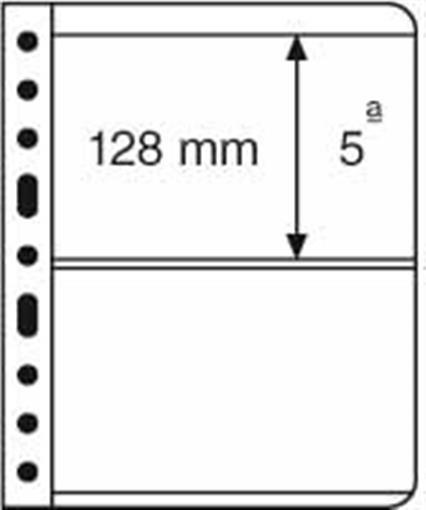 50 Lighthouse Vario 2C Pages Clear 2 Pockets Archival Safe Stamp Postcard Sheet