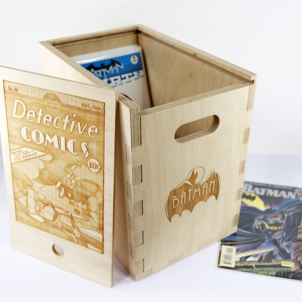 Batman Timber Comic Storage Box *Comics Not Included