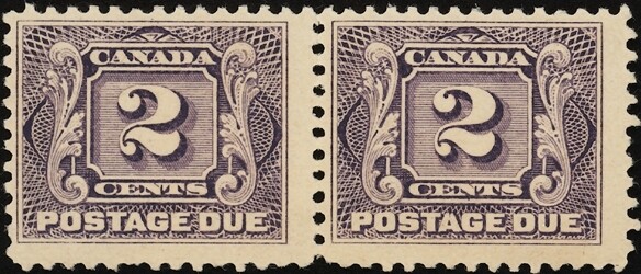 CANADA, 1906. Postage Due J2 pair, Mint **