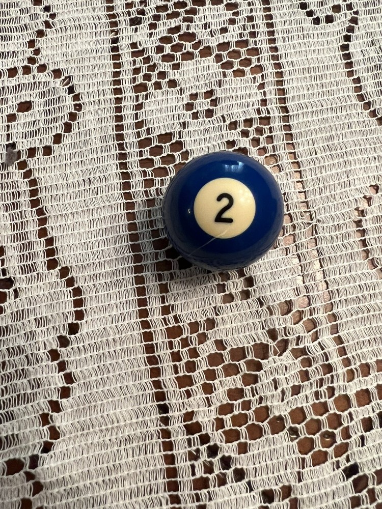 Replacement Mini Ballard Pool Ball 1.5" Ball Number #2 Solid Blue 1.8 Oz Small