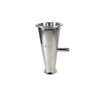 Conical Reducer with 1/4 MNPT side port - Various Sizes