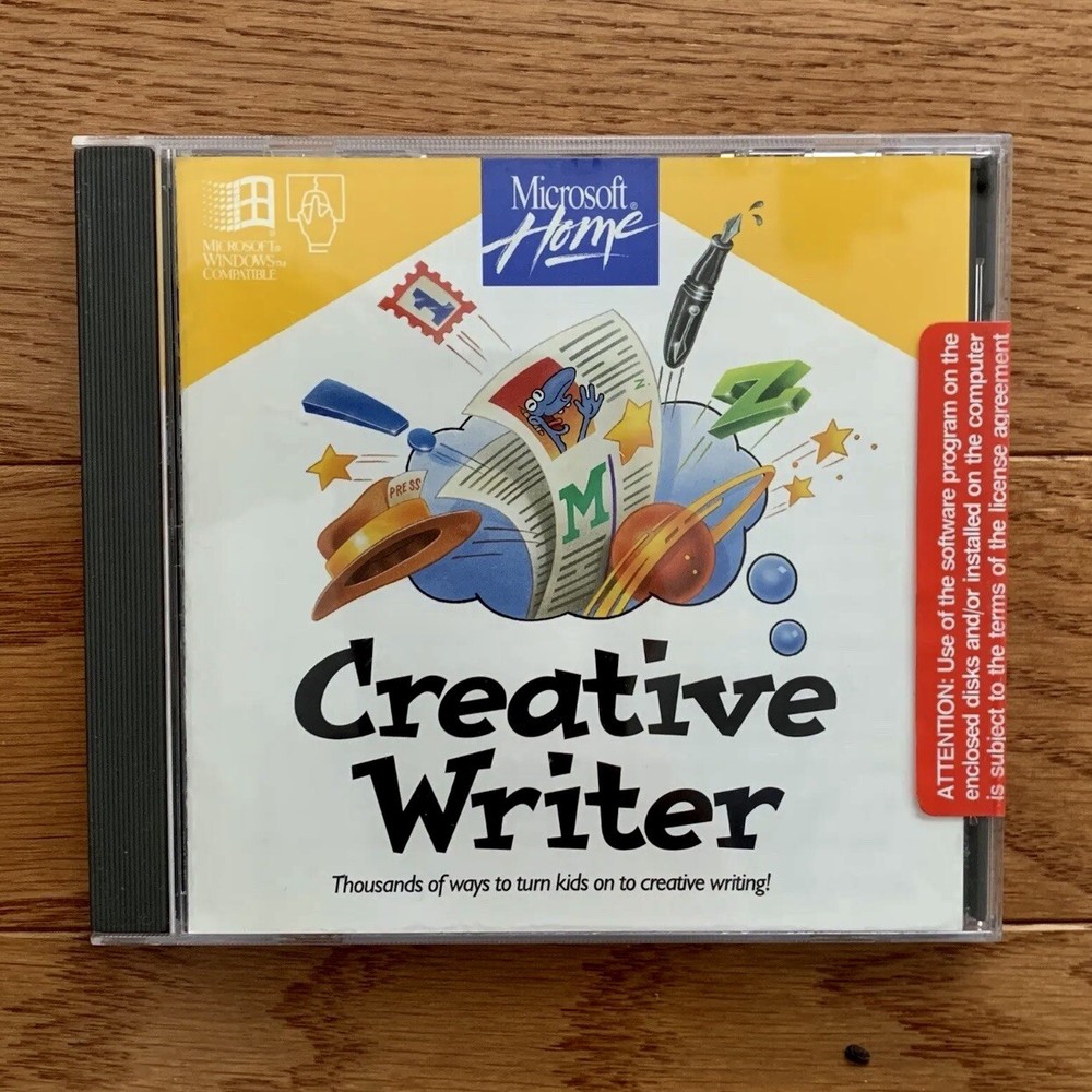 Microsoft Creative Writer    New in Original Sealed CD Case