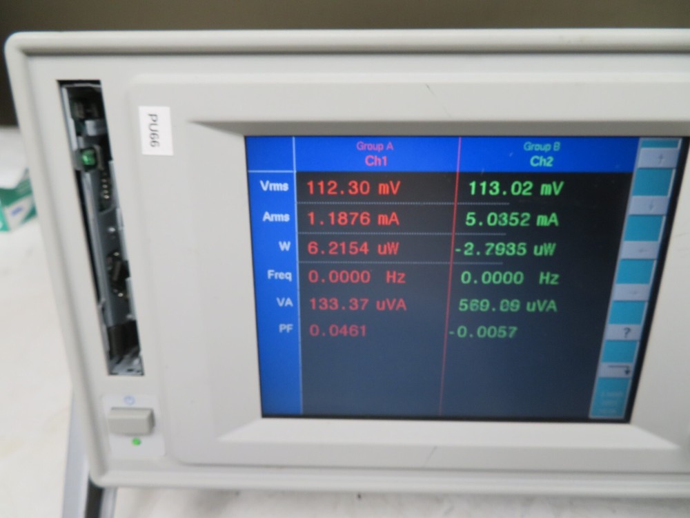 Voltech PM6000 Universal Power Analyzer 2 channel PU66
