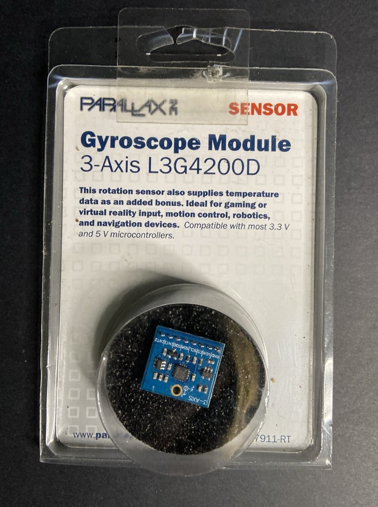 PARALLAX Sensor GYROSCOPE MODULE 3-AXIS L3G4200D also Supplies temperature Data