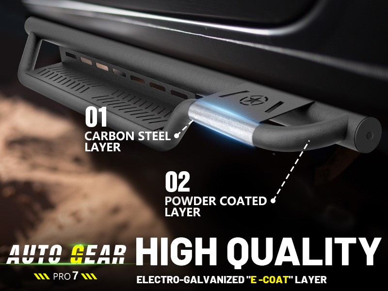 Sides Step Nerf Bars Running Boards For 2009-2018 Dodge Ram 1500 Regular Cab