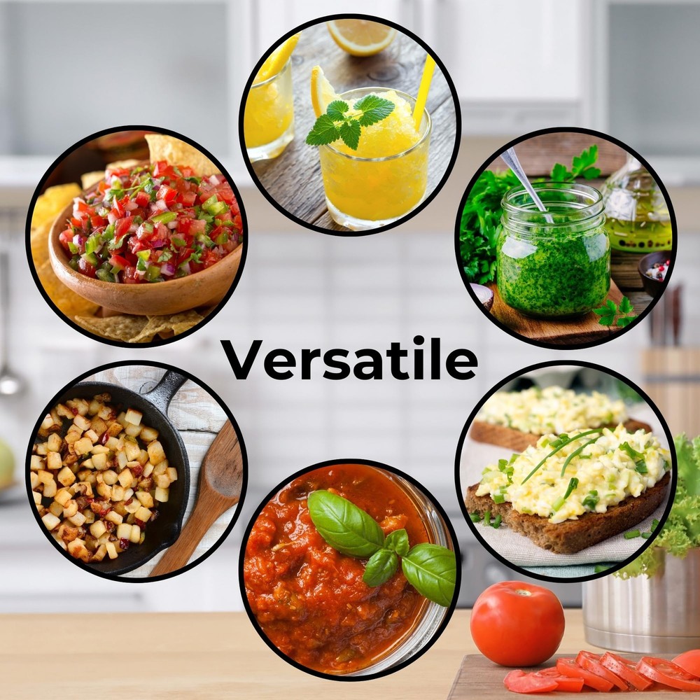 Starfrit Pull Chopper - Manual Food Processor, 3-Blade System