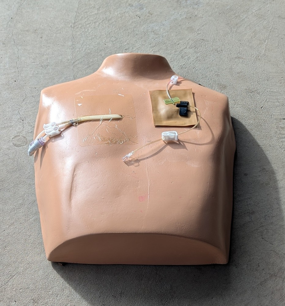 Nursing Teaching Mannequin Ned Chest Vascular Access Training Aid