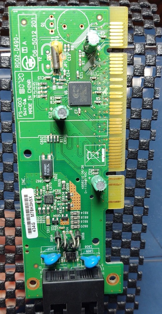 Conexant RD02-D490 PCI data/fax modem