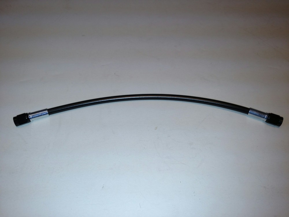 8" 4AN NITROUS OXIDE STAINLESS BRAIDED HOSE TOTAL BLACKOUT