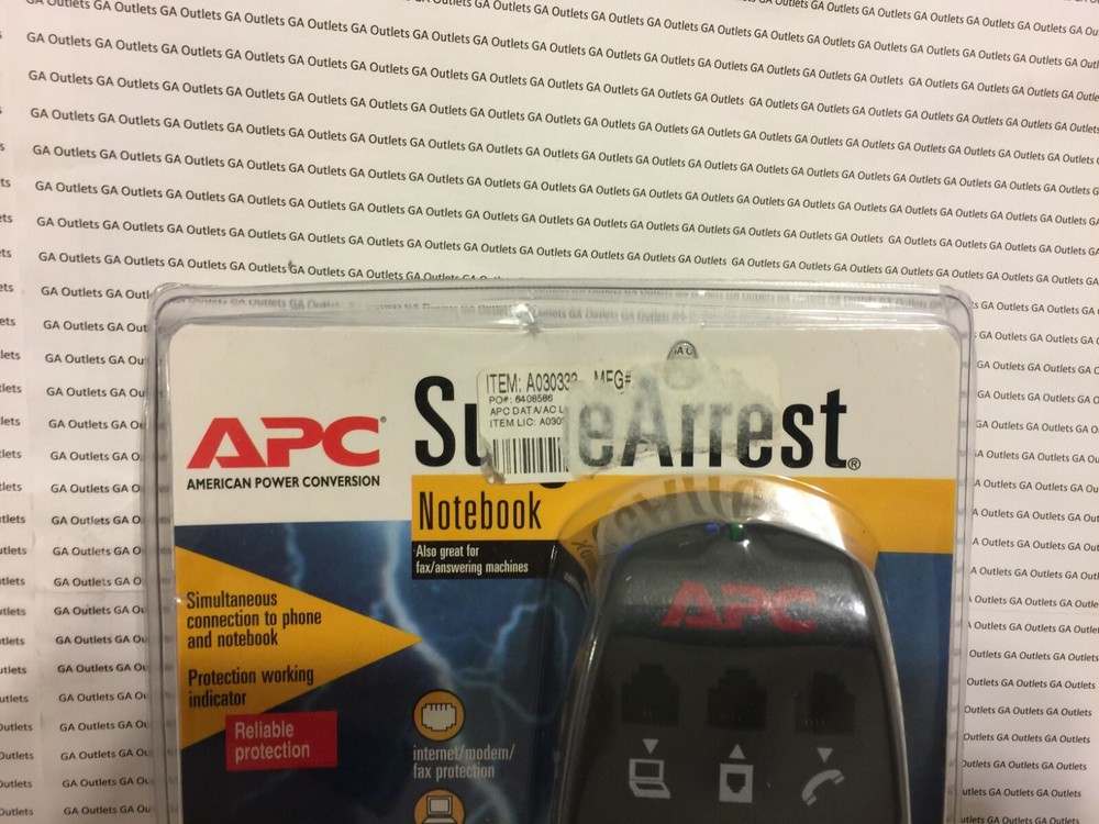 APC Notebook Surge Arrest Protector