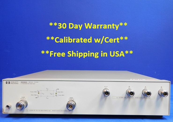 Agilent HP Keysight 85046A  S-Parameter Test Set 30 kHz – 3 GHz (8753D/E/ES)