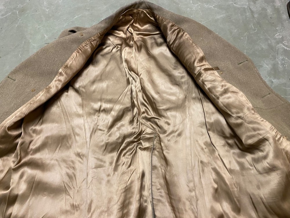 ORIGINAL WWII US ARMY WINTER M1938 OFFICER "CUT DOWN" OVERCOAT- MEDIUM/LARGE 42R