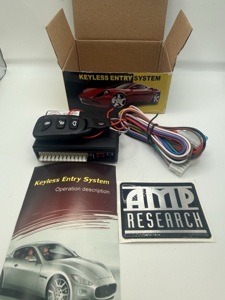 Keyless Entry System, With Remote, Open Box, Unused