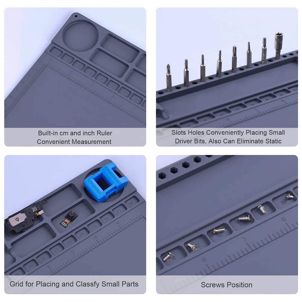 Anti Static Mat for PC Building, Computer Electronics Repair, Heat Resistant ...