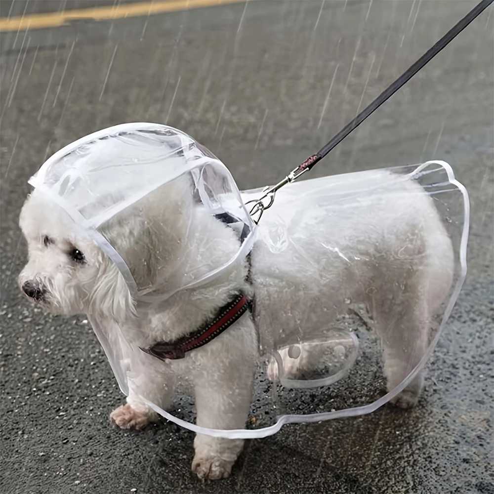 Waterproof Dog Raincoat For Small Medium Pets Rain Jacket Outdoor