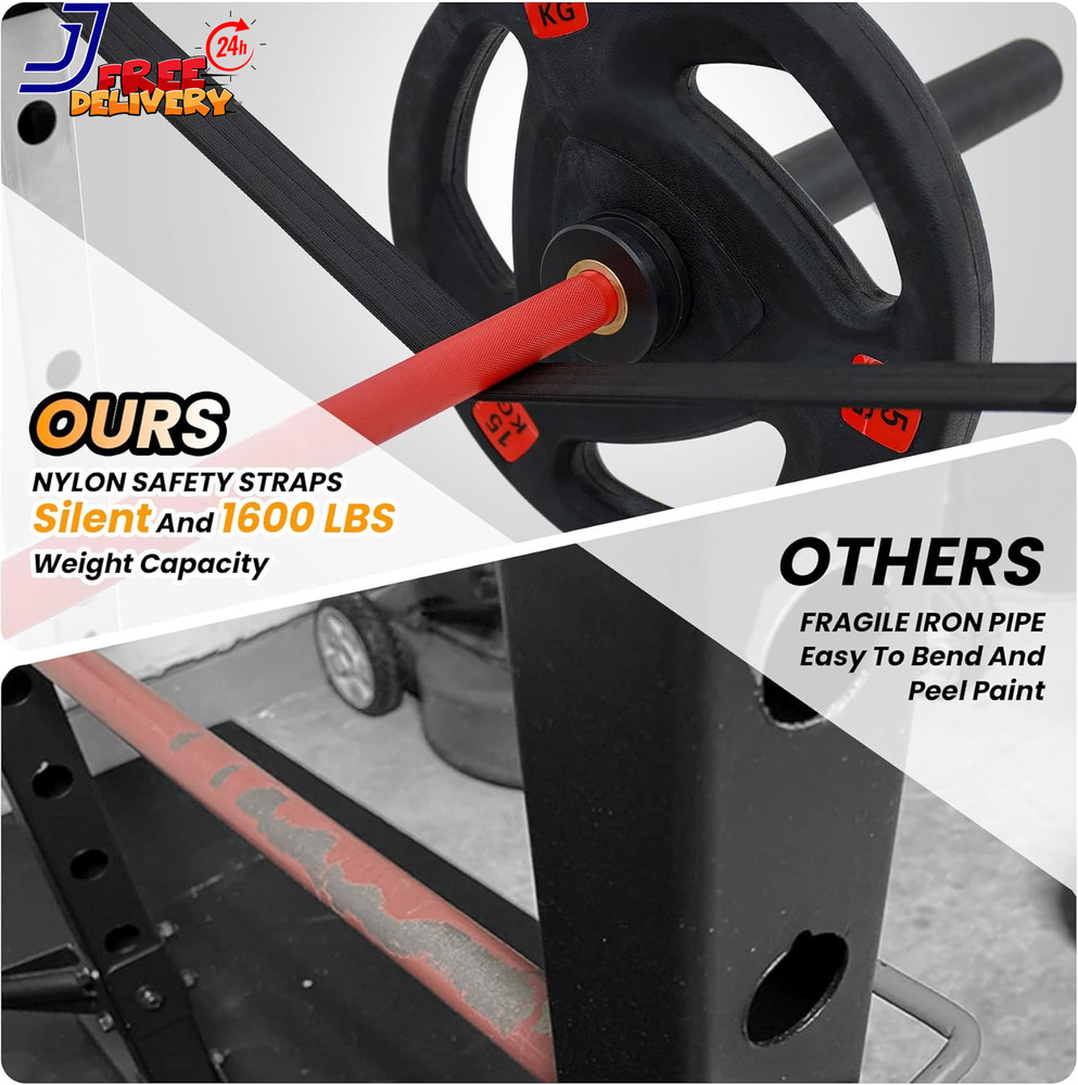 Power Cage Multi-Function Power Rack with LAT Pulldown 1600 LBS Weight Capacity