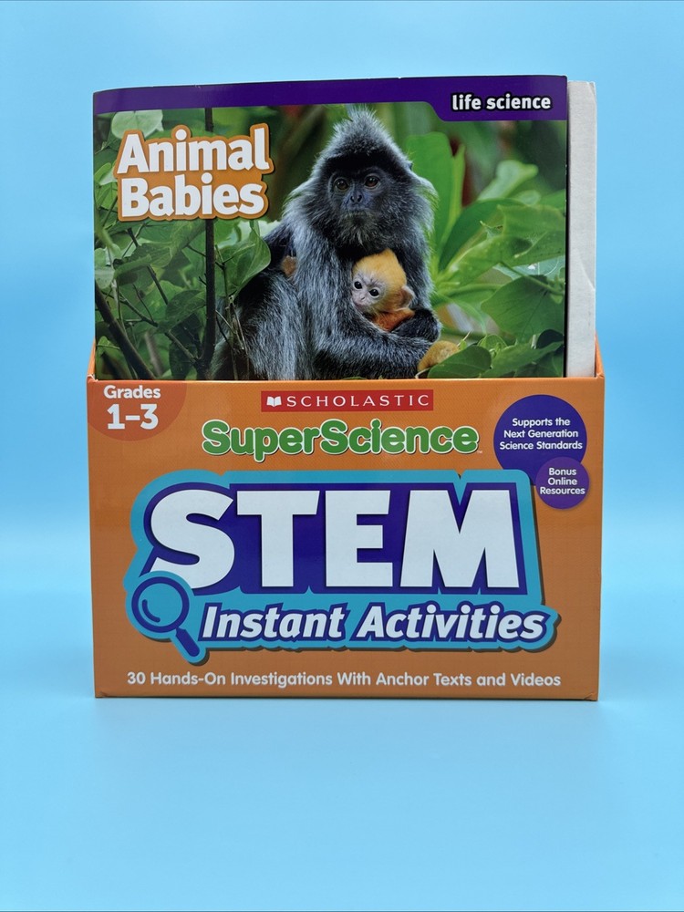 Scholastic SuperScience STEM Instant Activities For Teachers Grades 1-3