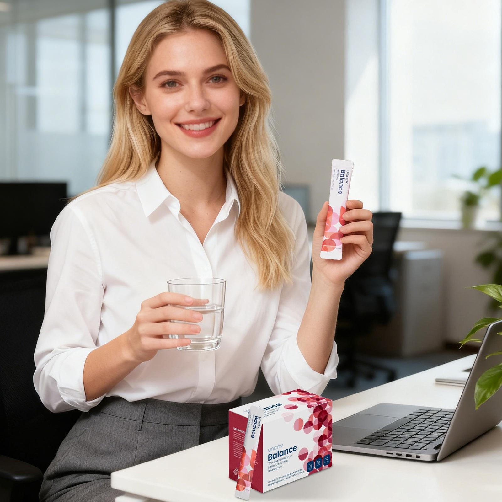 Unicity Balance NATURAL Mixed Berry, 30 Stick Packs