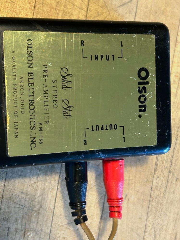 Vintage Olson Solid State Pre-Amplifier AM-268 JAPAN