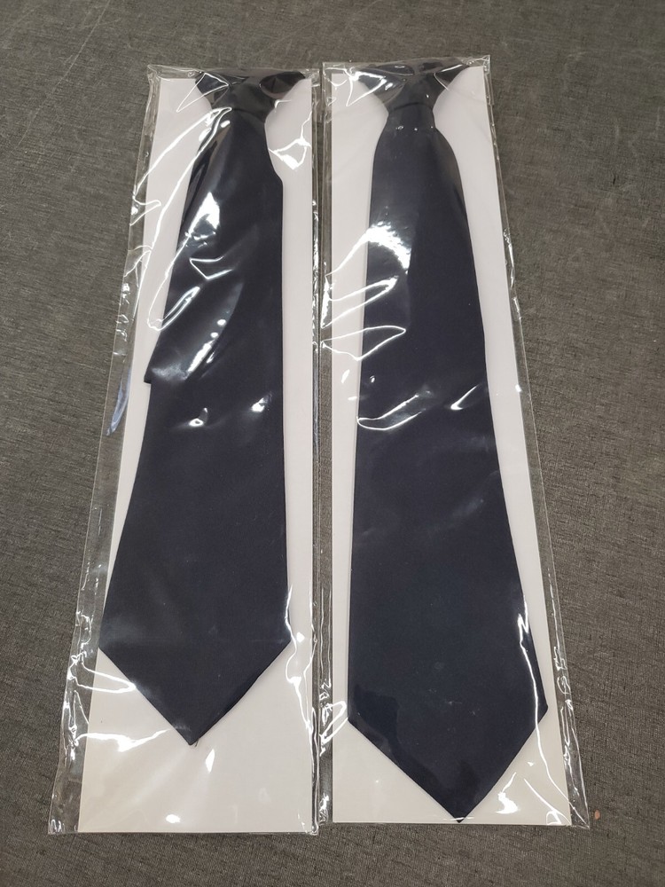 2 Boys Plain Dark Blue First Holy Communion Tie
