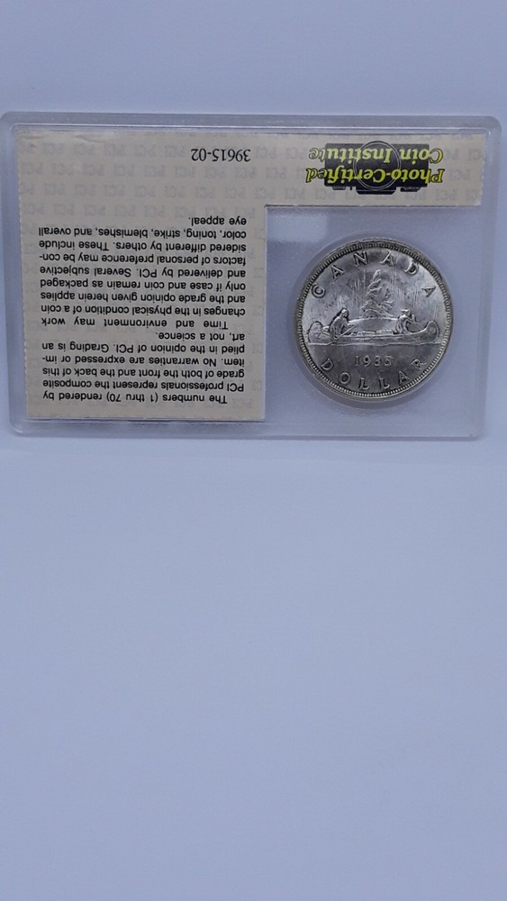 Canada 1935 Silver Dollar KM30 Nice Original Ch/ Gem BU