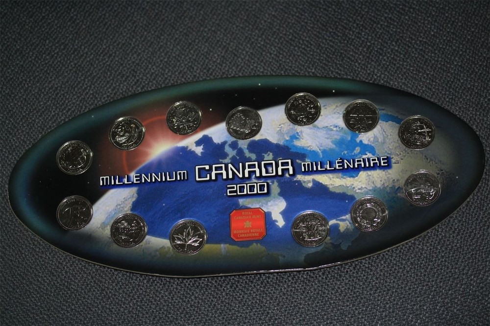 2000 CANADA MILLENNIUM QUARTER SET