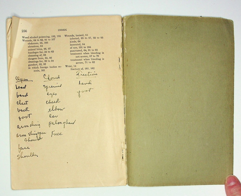 American Red Cross First Aid Book, 1940
