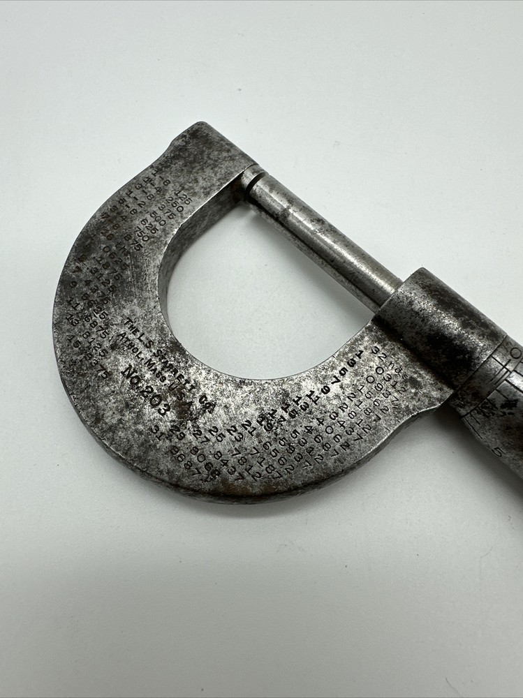 L.S. Starrett Co. #203 Micrometer Caliper